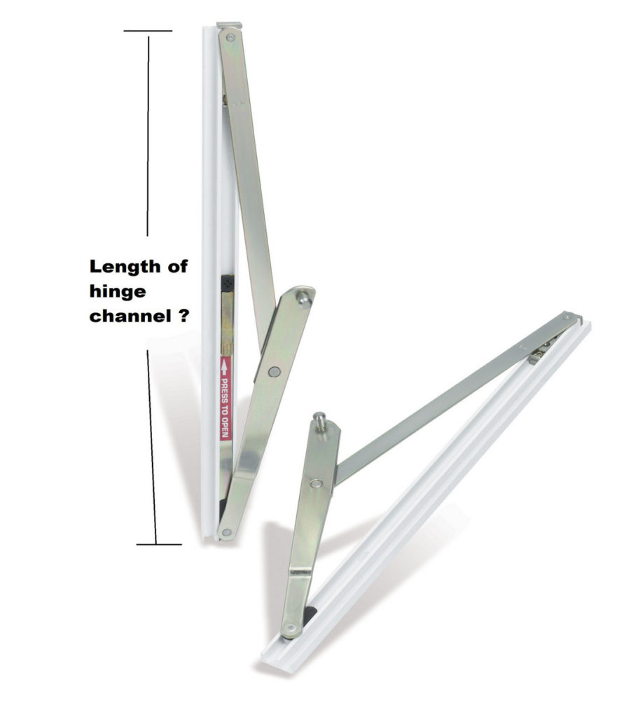 Yale Module 8.5 (768mm) Top Turn Window Hinge (PAIR) - Image 2