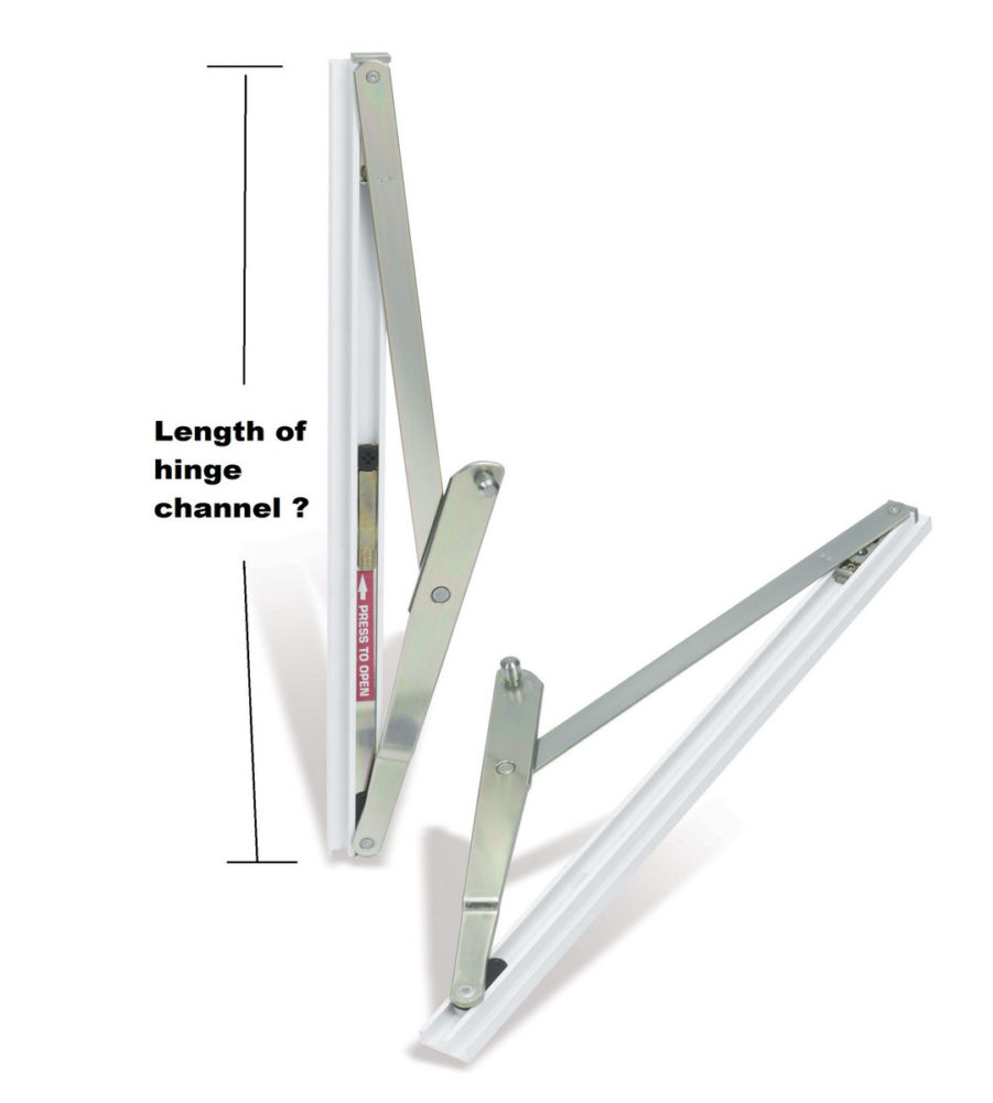 Yale Module 9 (818mm) Top Turn Window Hinge (PAIR) - Image 2