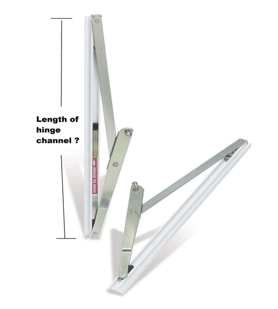 Yale Module 9.5 (868mm) Top Turn Window Hinge (PAIR) - Image 2