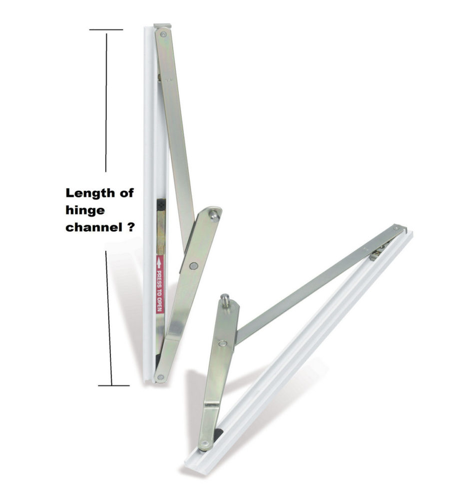 Yale Module 12.5 (1168mm) Top Turn Window Hinge (PAIR) - Image 2