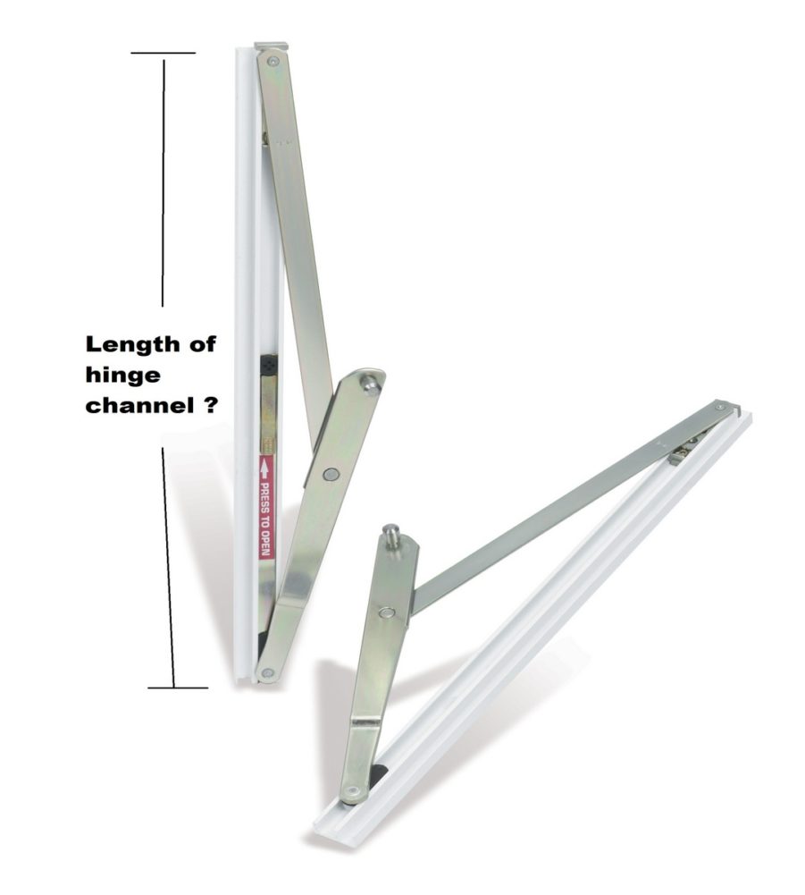 Yale Module 13.5 (1268mm) Top Turn Window Hinge (PAIR) - Image 2