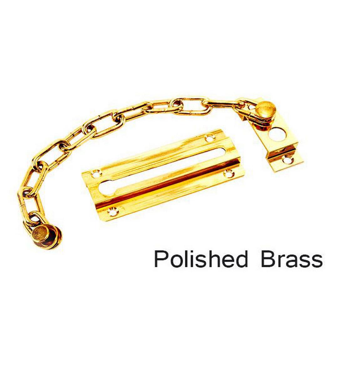 Max6mum Security Sliding Door Chain Brass Sealco Scotland