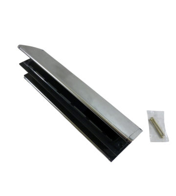 Trojan Unicorn Letterplate 12” Polished Chrome 40-80mm with Chrome Ends
