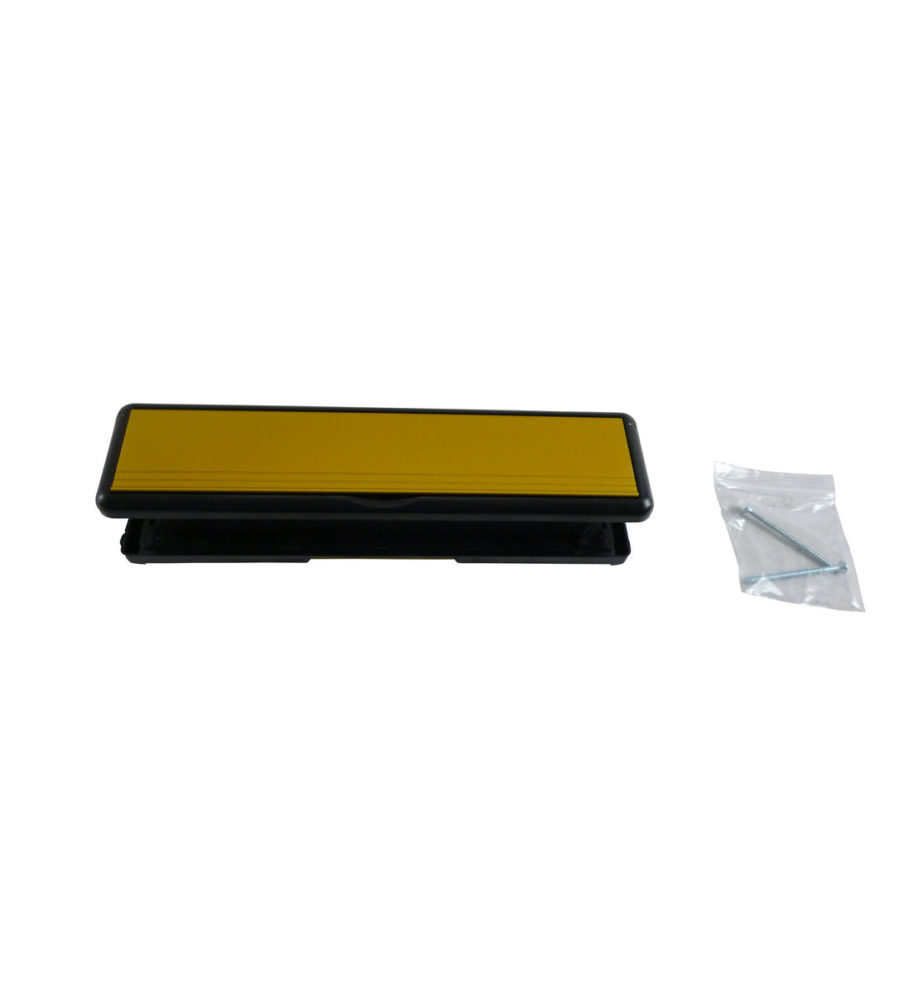 Yale P200 10'' Trimmaster Letterplate Gold - Image 2