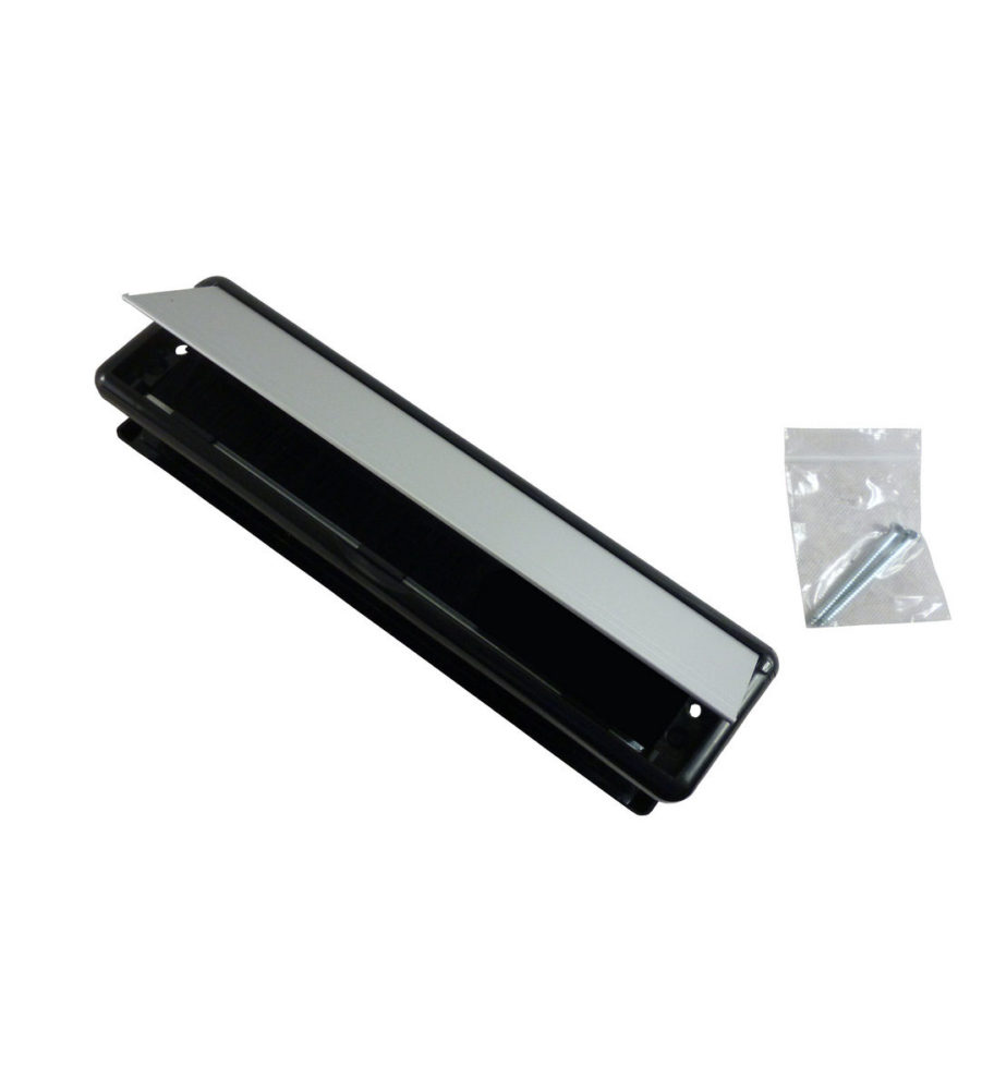 Yale P200 10'' Trimmaster Letterplate Silver