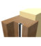 10mm  x 4mm Brown Intumescent Fire and Smokeseal 2.1m