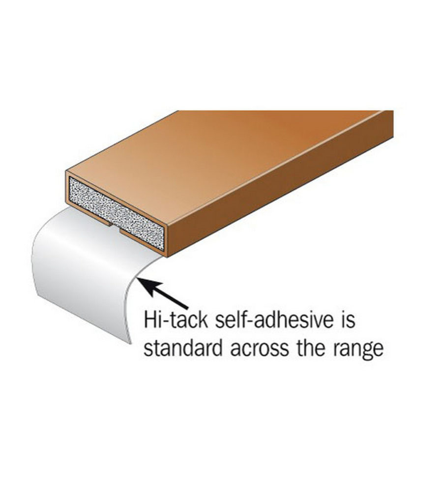 15mm  x 4mm Brown Intumescent Fire Seal 2.1m - Image 3