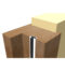 15mm  x 4mm Brown Intumescent Fire and Smokeseal 2.1m