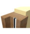 15mm  x 4mm White Intumescent Fire and Smokeseal 2.1m