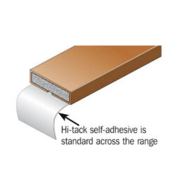 20mm  x 4mm Brown Intumescent Fire Seal 2.1m - Image 2
