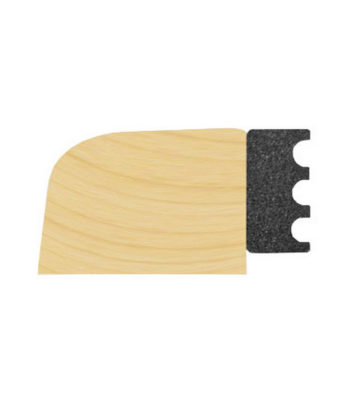 2mm x 8mm Black EPDM Dry Glaze Tape 200M