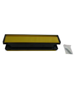 UAP Framemaster 12'' Anti Vandal Letterplate Gold Anodised - Image 2