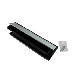 UAP Framemaster 12'' Anti Vandal Letterplate Silver Anodised