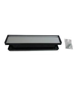 UAP Framemaster 12'' Anti Vandal Letterplate Silver Anodised - Image 2