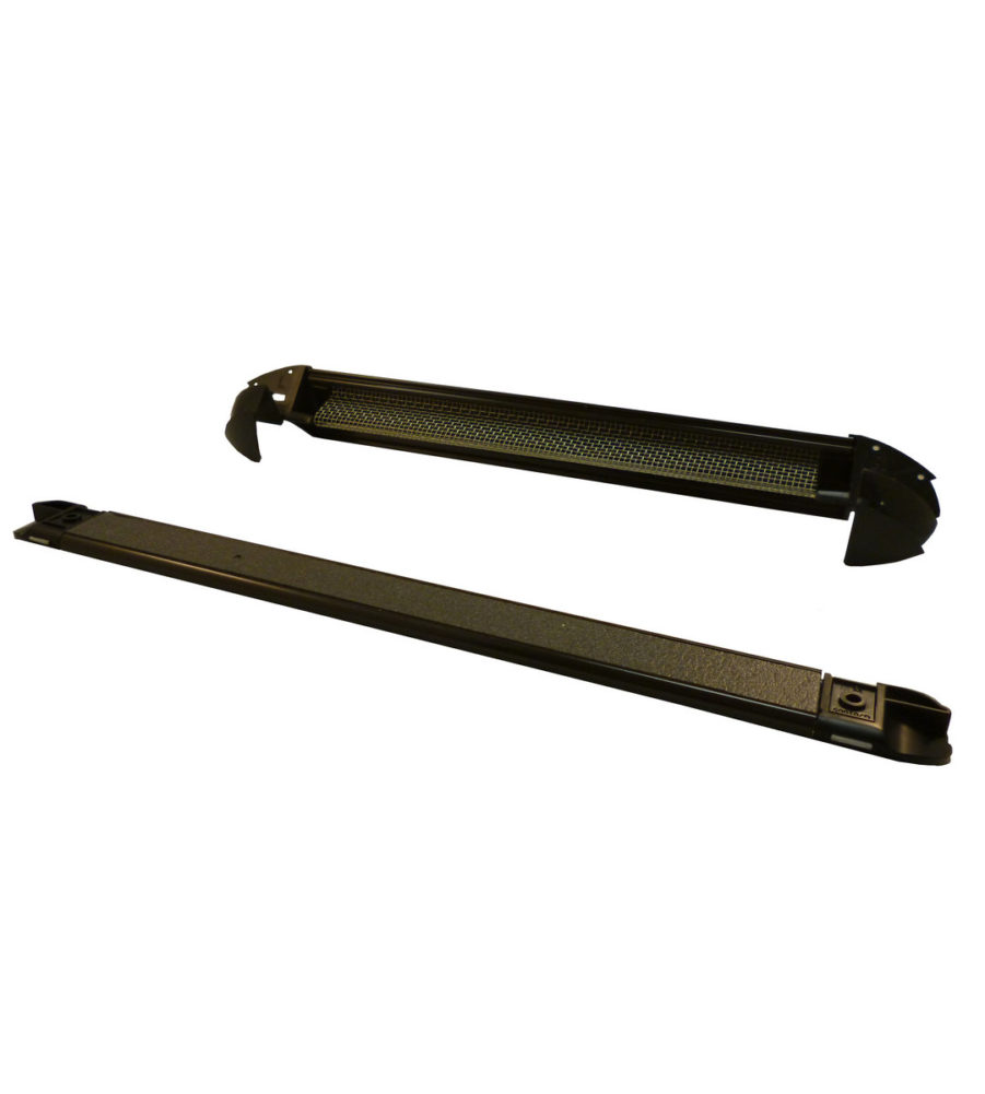 Aluminium Pyramid Window Slotvent 650mm Long - Brown