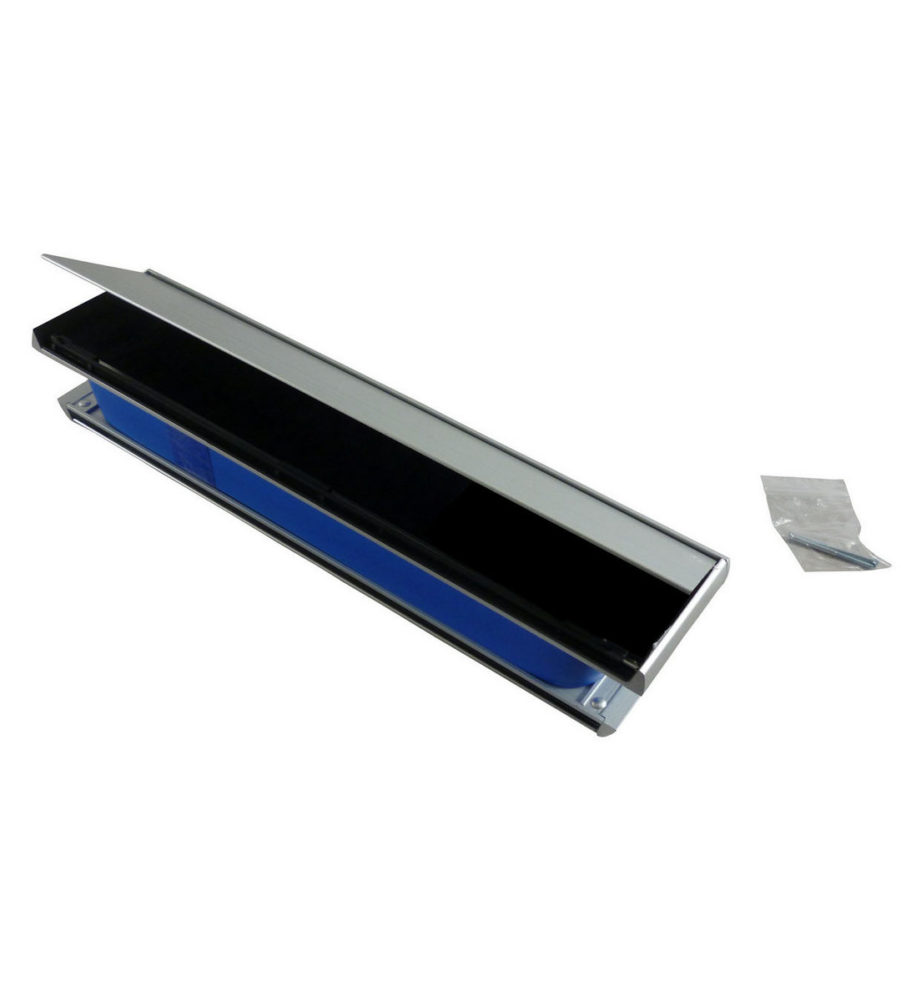 Yale P207 Firemaster 12'' Letterplate Silver Anodised