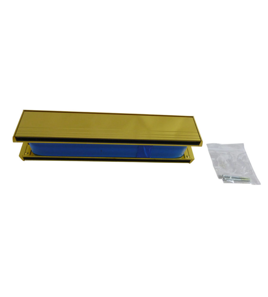 Yale P207 Firemaster 12'' Letterplate Polished Gold - Image 2