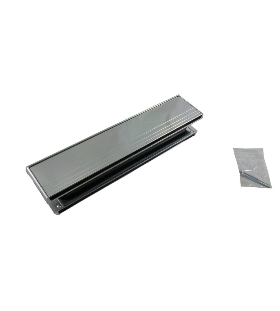 Yale P209 12'' Postmaster Letterplate Silver 20/40 - Image 3