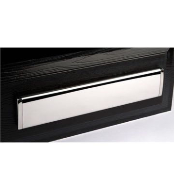 Trojan Unicorn Letterplate 12” Polished Chrome 20-40mm with Chrome Ends