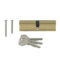 Yale 6 Pin Euro Profile Cylinder Lock Brass 35/35 (70mm) c/w 3 Keys