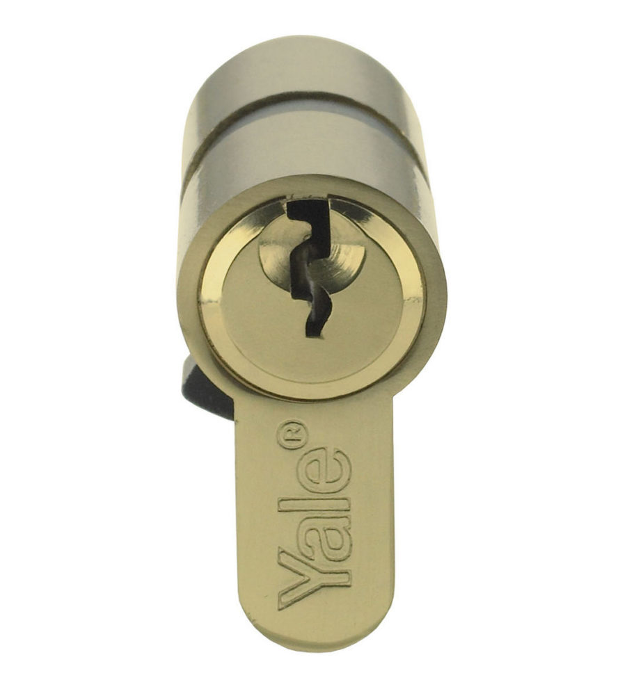 Yale 6 Pin Euro Profile Cylinder Lock Brass 35/35 (70mm) c/w 3 Keys - Image 2
