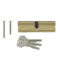 Yale 6 Pin Euro Profile Cylinder Lock Brass 40/60 (100mm) c/w 3 Keys
