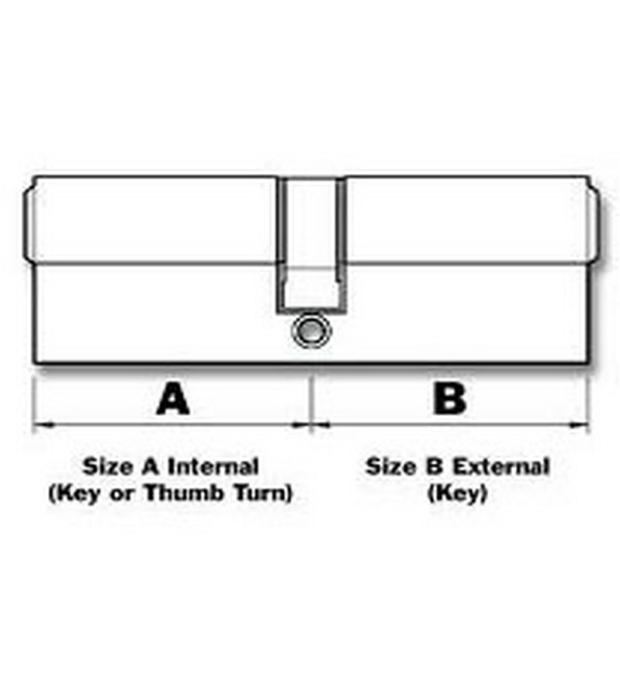 Yale 6 Pin Euro Profile Cylinder Lock Brass 40/60 (100mm) c/w 3 Keys - Image 3