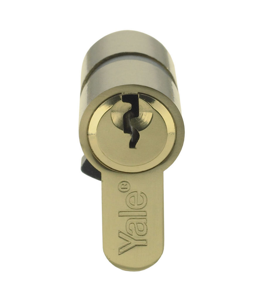 Yale 6 Pin Euro Profile Cylinder Lock Brass 45/45 (90mm) Keyed Alike in pairs c/w 3 Keys - Image 2
