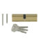 Yale 6 Pin Euro Profile Cylinder Lock Brass 45/45 (90mm) c/w 3 Keys