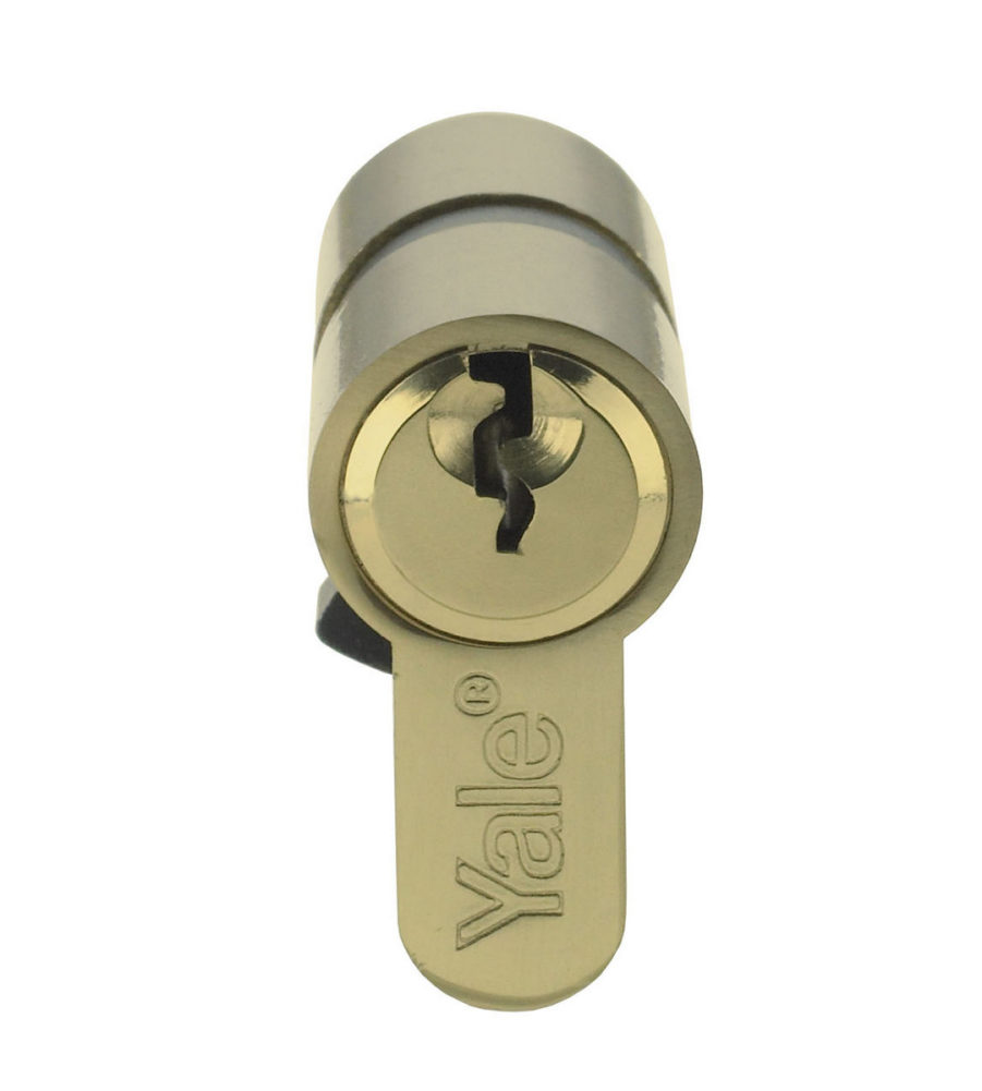 Yale 6 Pin Euro Profile Cylinder Lock Brass 45/55 (100mm) Keyed Alike in pairs c/w 3 Keys - Image 2