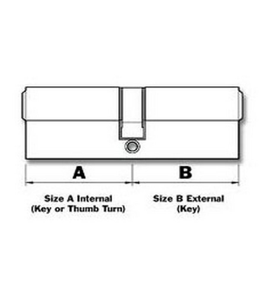 Yale 6 Pin Euro Profile Cylinder Lock Brass 45/55 (100mm) Keyed Alike in pairs c/w 3 Keys - Image 3