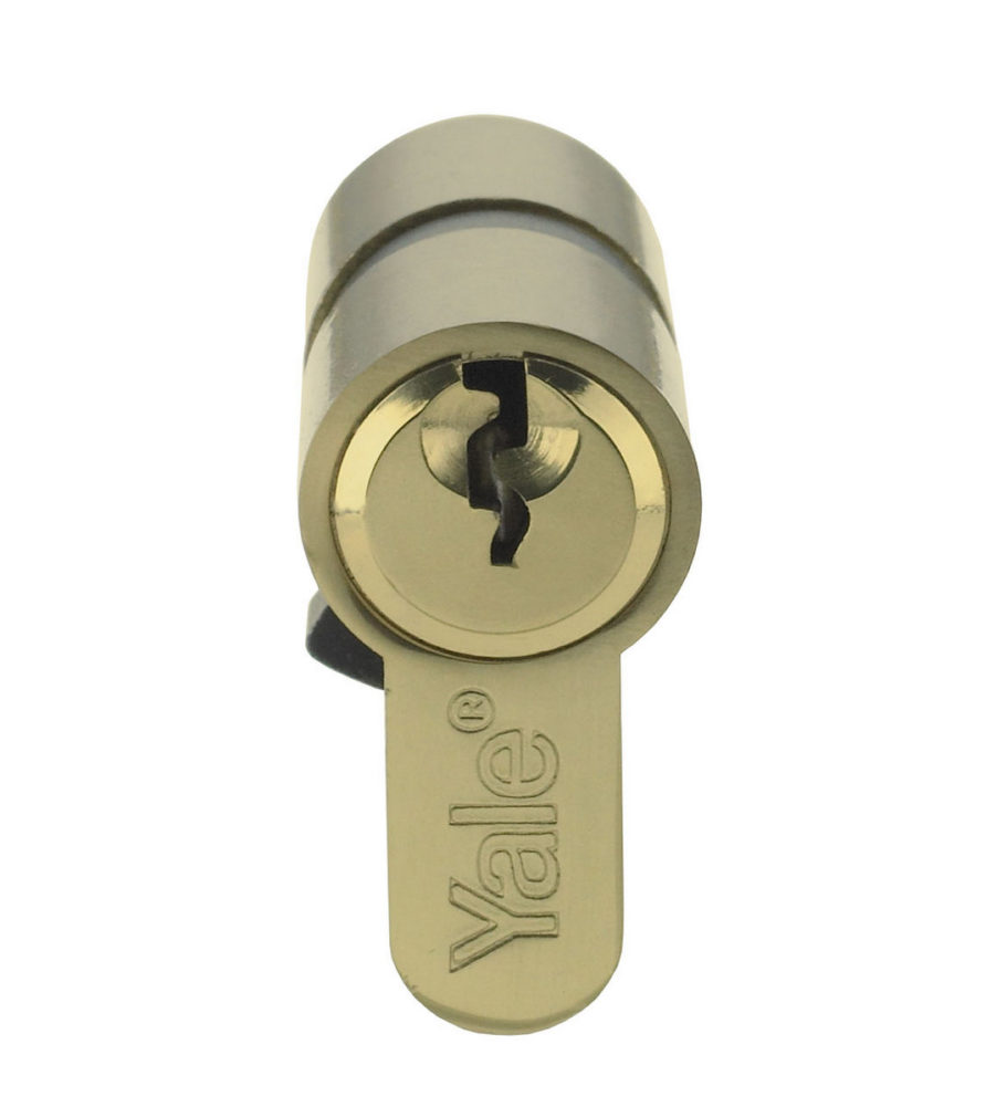 Yale 6 Pin Euro Profile Cylinder Lock Brass 45/55 (100mm) c/w 3 Keys - Image 2