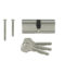 Yale 6 Pin Euro Profile Cylinder Lock Nickle 35/35 (70mm) c/w 3 Keys