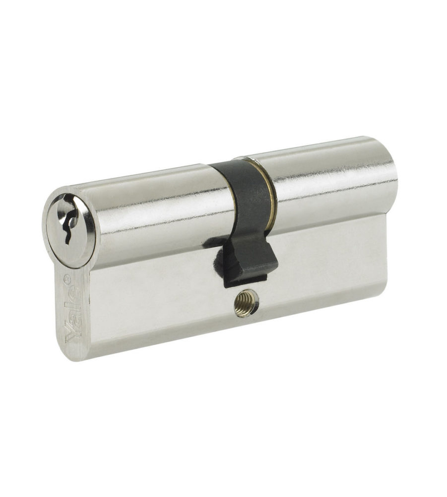 Yale 6 Pin Euro Profile Cylinder Lock Nickle 35/35 (70mm) c/w 3 Keys - Image 3