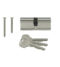 Yale 6 Pin Euro Profile Cylinder Lock Nickle 40/45 (85mm) c/w 3 Keys