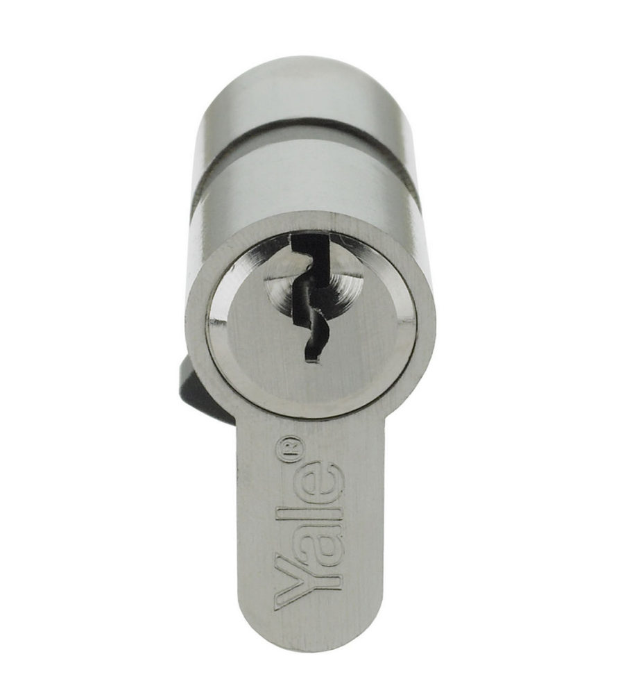Yale 6 Pin Euro Profile Cylinder Lock Nickle 40/60 (100mm) Keyed Alike in pairs c/w 3 Keys - Image 2
