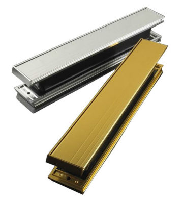 Yale P203 Slimmaster 12” Letterplate Gold Anodised