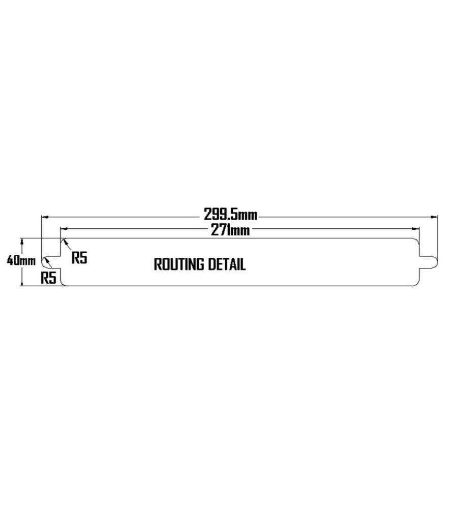 Yale P203 Slimmaster 12'' Letterplate Gold Anodised - Image 2