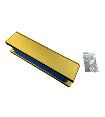 Yale P207 Firemaster 12” Letterplate Gold Anodised