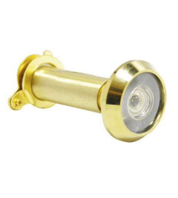 180 Deg Brass Door Viewer 12mm Dia 35-55mm