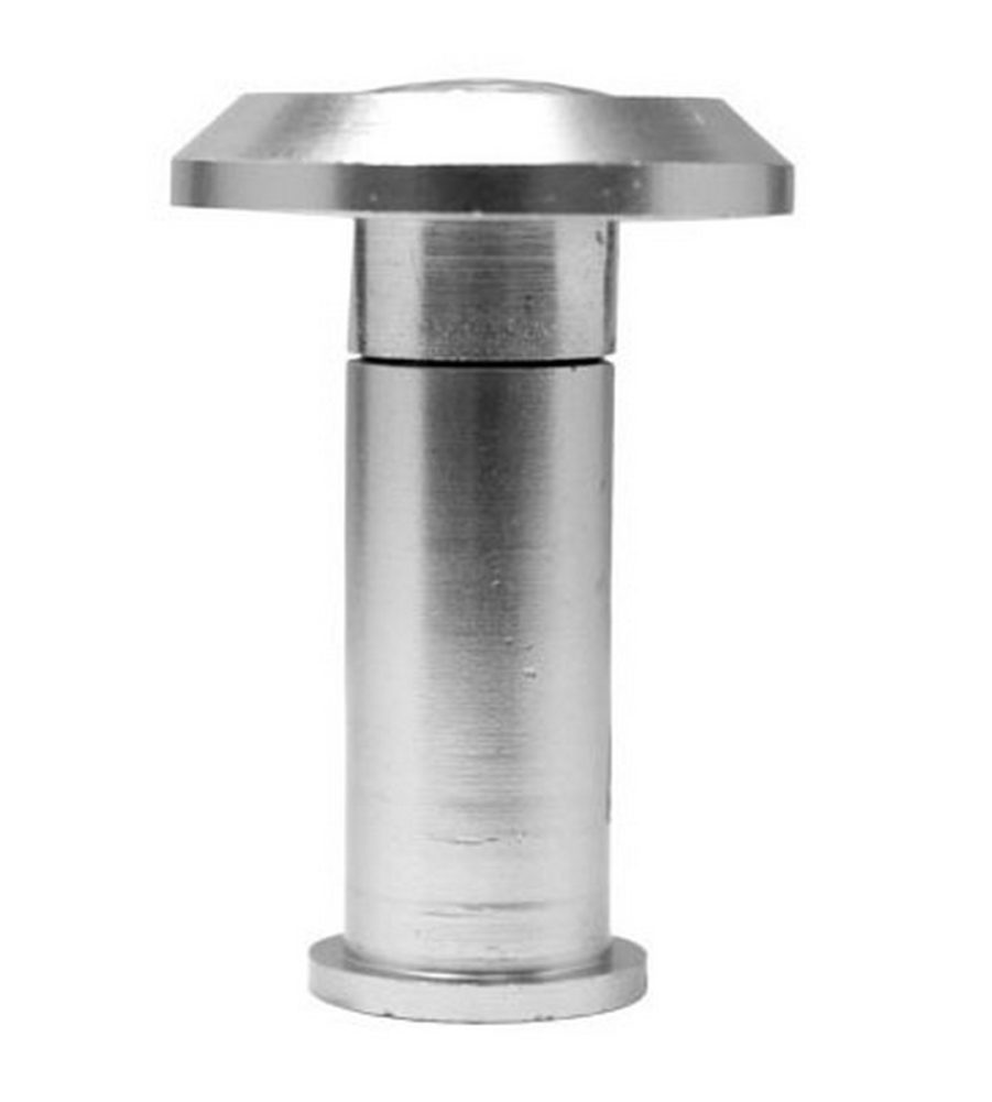 180 deg Chrome Door Viewer 12mm dia 35-55mm - Image 2