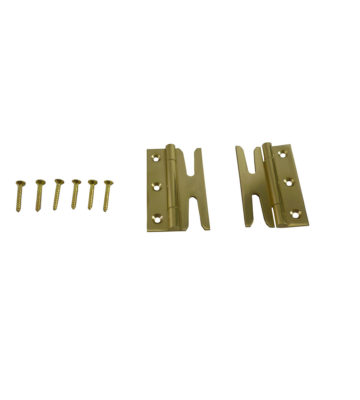 189 Solid Brass Simplex Hinges (pair) Polished Brass