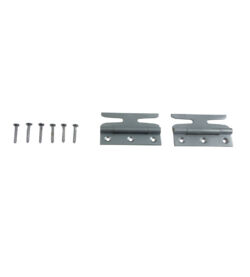 189 Solid Brass Simplex Hinges (pair) Satin Chrome - Image 2