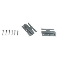 189 Solid Brass Simplex Hinges (pair) Satin Chrome - Image 3