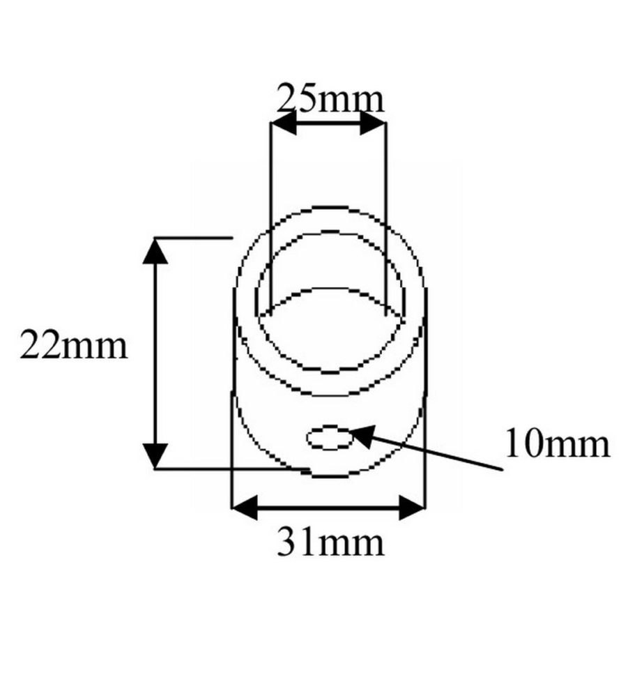 192 Cord Plug Polished Chrome Plated - Image 4