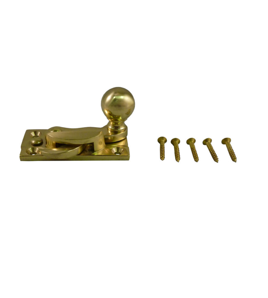 197 Clo Fastener Non Locking Polished Brass - Image 2