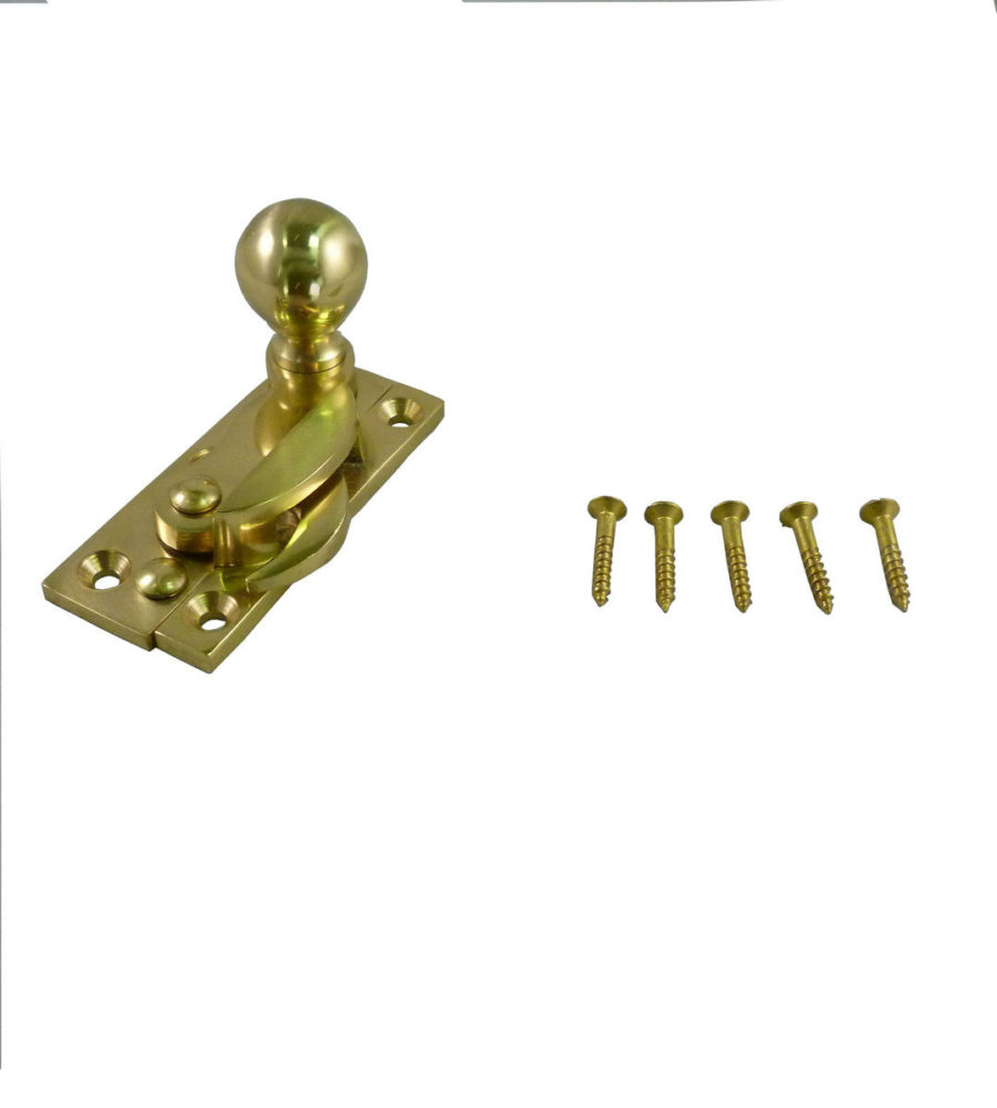 197 Clo Fastener Non Locking Polished Brass - Image 3
