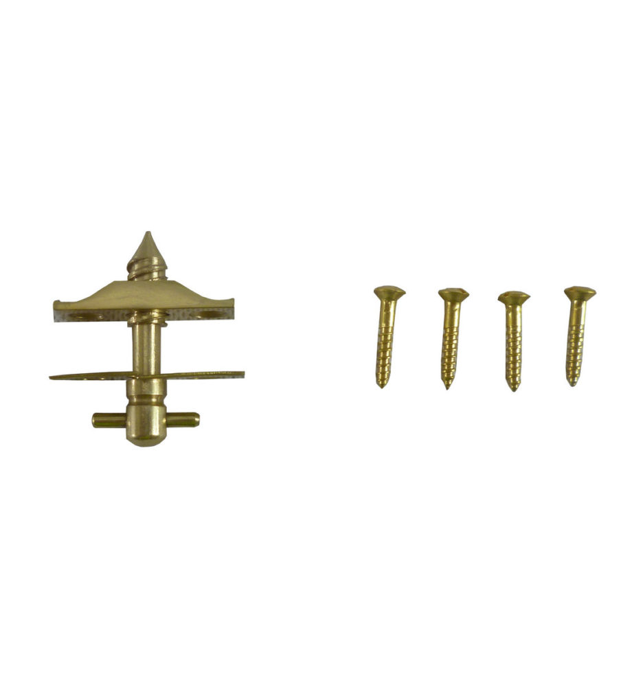 199 Baton Rod Screw Polished Brass - Image 2