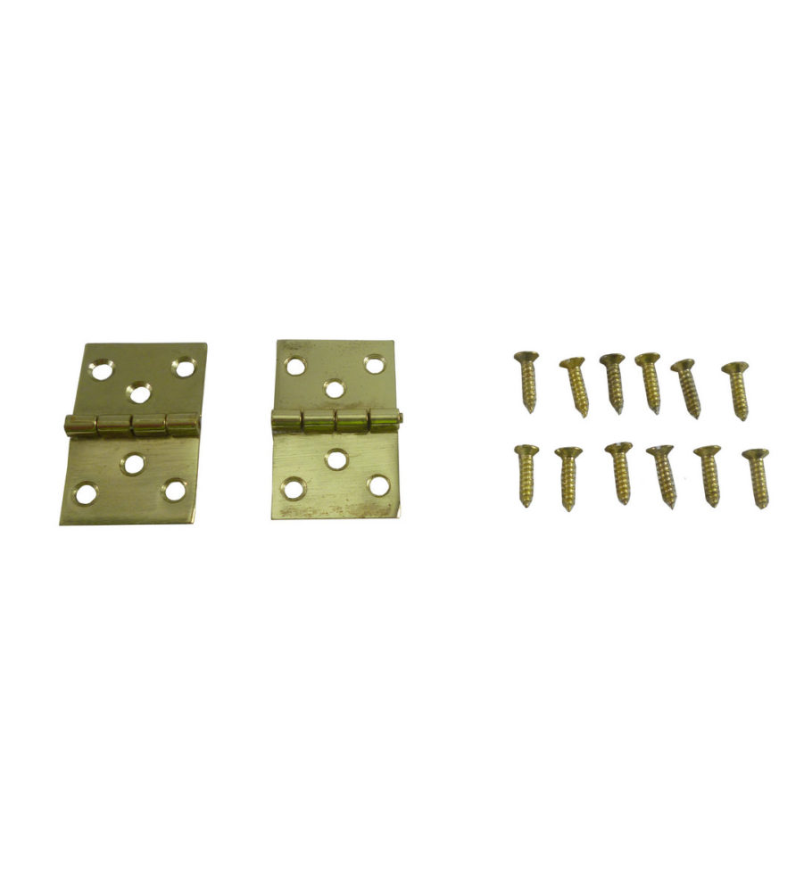216 Baton Rod Hinge Polished Brass (pair) - Image 2