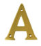 2'' Gold Anodised Letter A